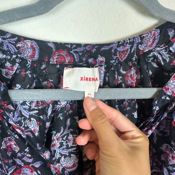 Xirena Annieka Dress XS Floral Boho V Neck A Line Lightweight Summer Vacation - Picture 10 of 13